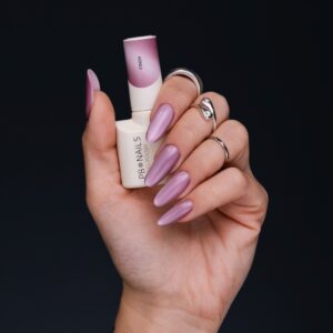 PB Nails Lakier hybrydowy Cindy Cat Eye 8ml fioletowy Catwalk — zdjęcie 2