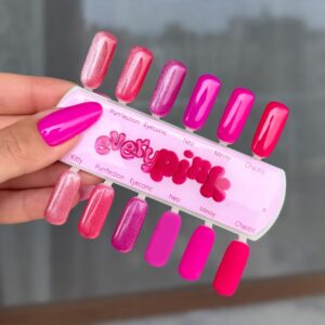 PB Nails Kitty – Łososiowy Lakier Hybrydowy Cat Eye 8ml — zdjęcie 3