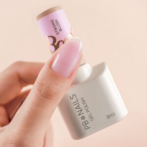 PB Nails Strong Blush Base 8ml – Mlecznoróżowa Baza Hybrydowa — zdjęcie 1