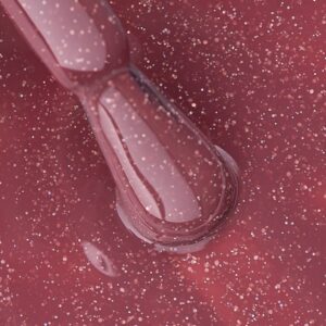 PB Nails Lakier hybrydowy Manifest 8ml – ciepły nude z drobinkami — zdjęcie 1