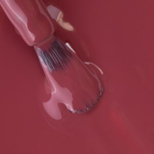 PB NAILS Lakier hybrydowy Rouge ciemny brudny róż 8ml — zdjęcie 1