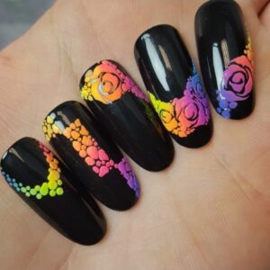 PB NAILS Proszek akrylowy Rainbow Snow 03 Zielony — zdjęcie 1
