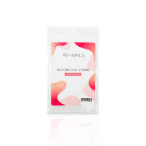 PB NAILS Silikonowe formy do frencha Silicone Dual Forms Long Almond