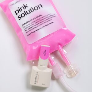 PB Nails Lakier hybrydowy Pink Solution 8 ml róż gumy balonowej — zdjęcie 2
