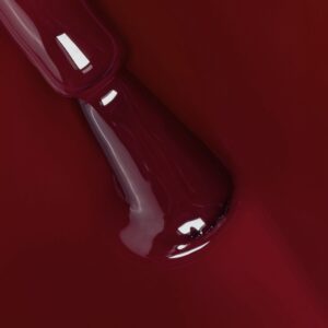 PB Nails Lakier hybrydowy Sangria 8ml - głęboka winna czerwień — zdjęcie 1