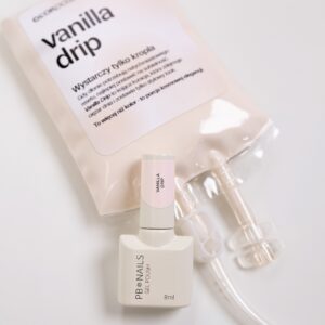 PB Nails Lakier hybrydowy Vanilla Drip 8 ml kremowy beż — zdjęcie 2
