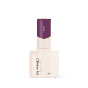 PB Nails Lakier hybrydowy Plum 8ml - śliwkowy fiolet na jesień