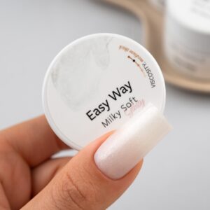 PB Nails Żel budujący w mlecznym koloże Easy Way Milky Soft Glossy 15g — zdjęcie 1