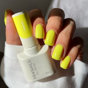 PB Nails Twister – Neonowy Żółty Lakier Hybrydowy TPO Free 8ml — zdjęcie 2