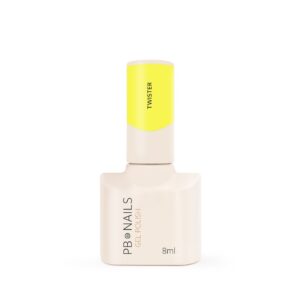 PB Nails Twister – Neonowy Żółty Lakier Hybrydowy TPO Free 8ml