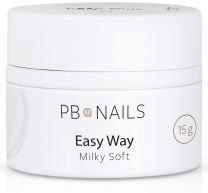 PB NAILS Żel budujący do paznokci Easy Way Milky Soft 15g