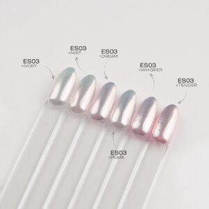 PB Pyłek w pisaku Easy Shine Nail Powder Pen ES03 – różowe złoto — zdjęcie 2