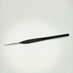 Pędzelek do zdobień Micropainting 1 czarny długość włosa 7mm Laskovska Brushes — zdjęcie 2