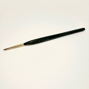 Pędzelek do zdobień Micropainting 2 czarny długość włosa 11mm Laskovska Brushes — zdjęcie 2