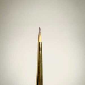 Pędzelek do zdobień Micropainting 2 czarny długość włosa 11mm Laskovska Brushes — zdjęcie 1