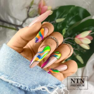 Pigment neonowy do paznokci w proszku uv 0,6 g Nr 04 — zdjęcie 2