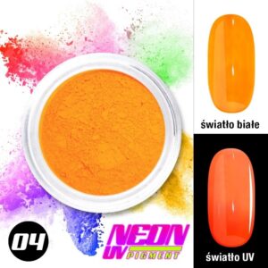 Pigment neonowy do paznokci w proszku uv 0,6 g Nr 04 — zdjęcie 1