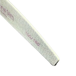 Pilnik do paznokci Łódka Zebra Professional Slim 100/180 - półksiężyc 1szt — zdjęcie 1