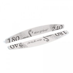 Pilnik do paznokci FLAMING Aba Group PÓŁKSIĘŻYC 180/240 STANDARD — zdjęcie 1