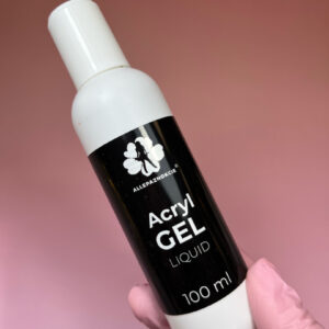Płyn do rozprowadzania i modelowania akrylożelu AcrylGel Liquid Allepaznokcie 100ml — zdjęcie 5