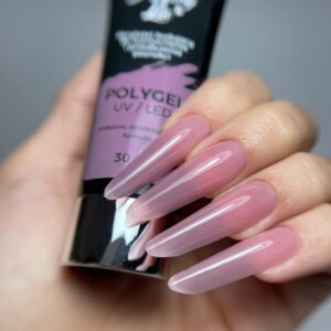 Polygel akrylożel MollyLac budujący Hema/di-Hema free Bean Paste 50 ml Nr 20 — zdjęcie 2