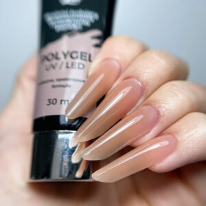 Polygel akrylożel MollyLac budujący Hema/di-Hema free Light Brown 30 ml Nr 23 — zdjęcie 3