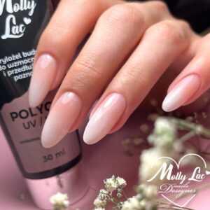 Polygel akrylożel MollyLac budujący Hema/di-Hema free Light Brown 30 ml Nr 23 — zdjęcie 4