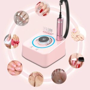Profesjonalna Frezarka Clavier 80W do manicure, paznokci, pedicure, FX 1080, 40000 RPM, rose — zdjęcie 3