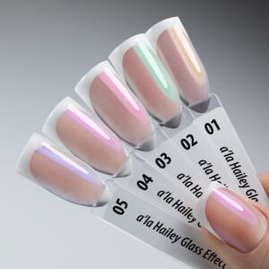 Pyłek do paznokci A la Hailey glass effect AlleLac Nr 5 — zdjęcie 5