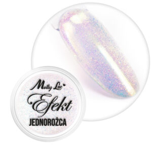 Pyłek do Paznokci MollyLac Efekt Jednorożca Unicorn 0,3 g - Multicolor