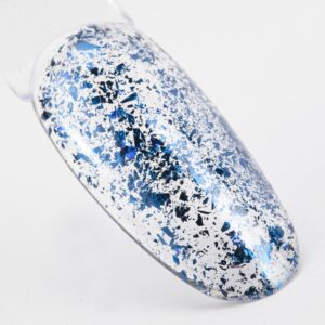 Pyłek do Paznokci Metaliczne Płatki Alu Allepaznokcie – Olśniewający Błękit 0,2 g Nr 6 — zdjęcie 1