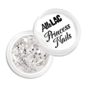 Pyłek do paznokci Princess Nails AlleLac Nr 1 ozdoba do żelu i hybrydy 1 g — zdjęcie 2