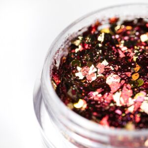 Pyłek do paznokci czerwony Princess Nails AlleLac Nr 7 ozdoba do żelu 1 g — zdjęcie 3