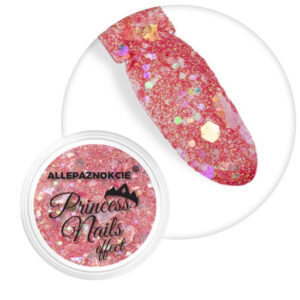 Pyłek do paznokci Princess Nails Allepaznokcie Nr 7 – 1g, efekt blasku