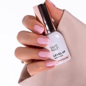 Saute Nails BiB Level UP Gentle Kiss 8ml – mleczny róż — zdjęcie 2