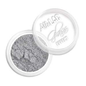 Pyłek Lustrzany Glass Effect AlleLac Silver Nr 2 do Paznokci — zdjęcie 2