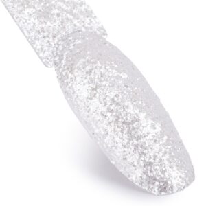 Pyłek do paznokci Stardust Allepaznokcie srebrny efekt blasku 0,3 g — zdjęcie 4