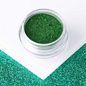 Pyłek lustrzany efekt Glass Effect Green Nr 9 — zdjęcie 1