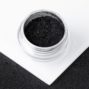 Pyłek lustrzany efekt Glass Effect Black Nr 12 — zdjęcie 1
