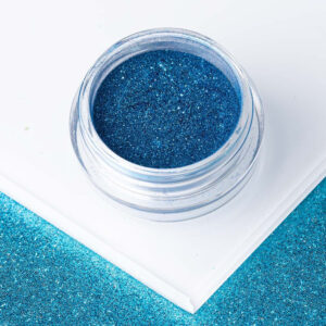 Pyłek lustrzany efekt do zdobień paznokci Glass Effect Blue Nr 8 — zdjęcie 2