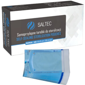 Saltec Torebki do Sterylizacji 90x135 mm Samoprzylepne do Autoklawu – 200 szt.