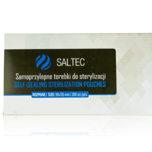 Saltec Torebki do Sterylizacji 90x135 mm Samoprzylepne do Autoklawu – 200 szt. — zdjęcie 1