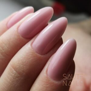Saute Nails Baza hybrydowa Luxury Pink Base 8 ml – różowa 90% krycia — zdjęcie 1