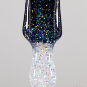 Saute Nails Holo Flash Top No Wipe 8ml – top hybrydowy z efektem holo — zdjęcie 1