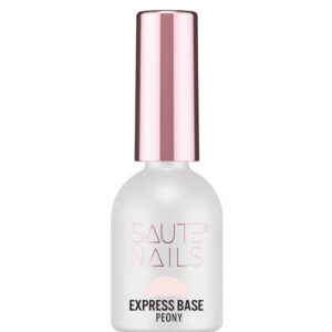 Saute Nails Express Base Peony 8ml – różowa baza hybrydowa TPO & HEMA Free