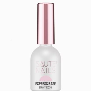 Saute Nails Express Base Light Rosy 8ml – jasnoróżowa baza TPO & HEMA Free