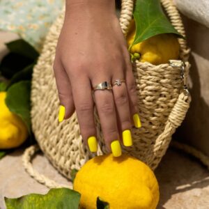 Saute Nails Lakier hybrydowy S253 Sending Love 8ml cytrynowy neon — zdjęcie 2