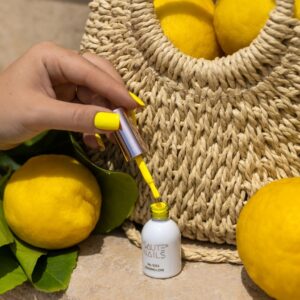 Saute Nails Lakier hybrydowy S253 Sending Love 8ml cytrynowy neon — zdjęcie 3