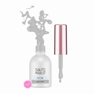 Saute Nails Cat Eye Effect E16 – chłodna szarość z efektem kociego oka 8ml