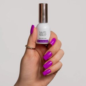 Saute Nails Hot Pilates Club Lakier Hybrydowy Neon Magenta 8ml — zdjęcie 3